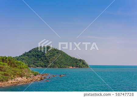 Beautiful scenery at Nang Phaya Hill Scenic Point in Chanthaburi, Thailand. 58747728