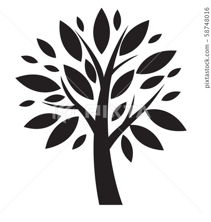 Abstract Vector Green Tree Illustration Abstract Vector Green Tree Illustration 58748016