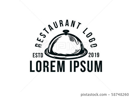 menu design food drink dishes, Restaurant logo 58748260