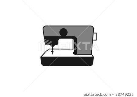 sewing machine logo Designs Inspiration Isolated - Stock Illustration ...