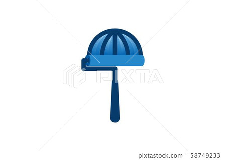 paint tool, and globe logo Designs Inspiration 58749233