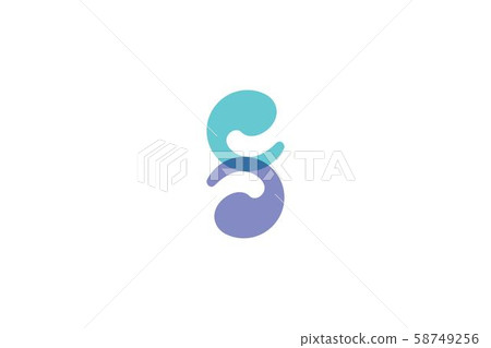 letter S logo Designs Inspiration Isolated on letter S logo Designs Inspiration Isolated on 58749256