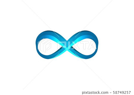 blue infinity logo Designs Inspiration Isolated on blue infinity logo Designs Inspiration Isolated on 58749257