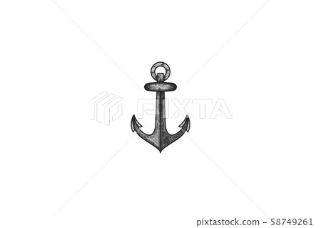hand drawn anchor logo Designs Inspiration hand drawn anchor logo Designs Inspiration 58749261