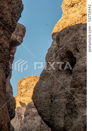 Sesriem Canyon at Sunset Sesriem Canyon at Sunset 58750442