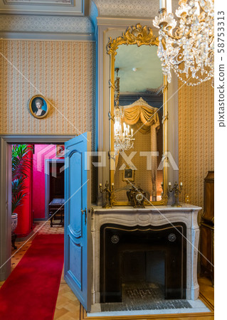 Interior of Gaasbeek Castle in Brussels Belgium Interior of Gaasbeek Castle in Brussels Belgium 58753313