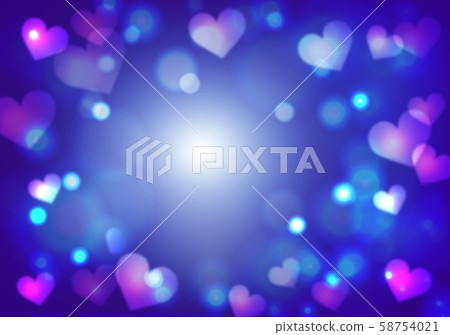 猩紅色的背景粉紅色的心 58754021