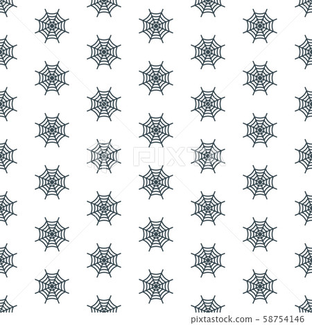 Flat cartoon Vector Halloween seamless pattern background Flat cartoon Vector Halloween seamless pattern background 58754146