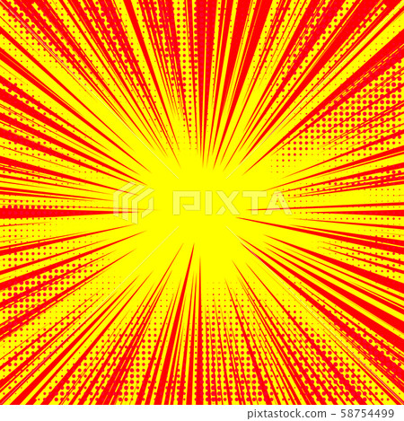 Explosion steam bubble pop-art web header set - 58754499