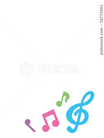 Colorful note frame 2 vertical Colorful note frame 2 vertical 58755001