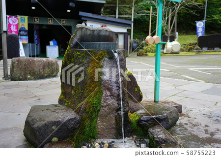 Ryusen-dong after the fall typhoon of Iwaizumi 58755223