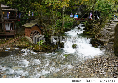 Ryusen-dong after the fall typhoon of Iwaizumi 58755243
