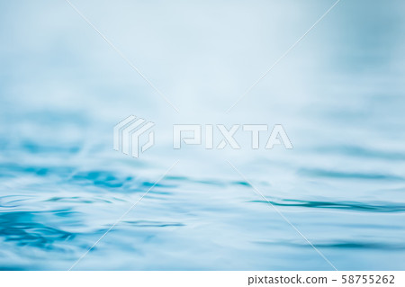 Blur water background wavy clean fresh water in light cool cyan turquoise blue green vintage color 58755262