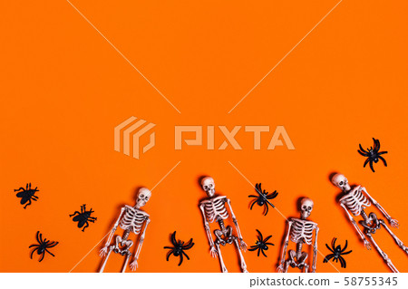 Holiday card, halloween horror story. Holiday card, halloween horror story. 58755345