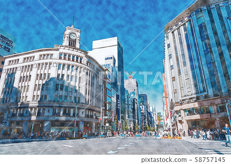 [東京]銀座 58757145