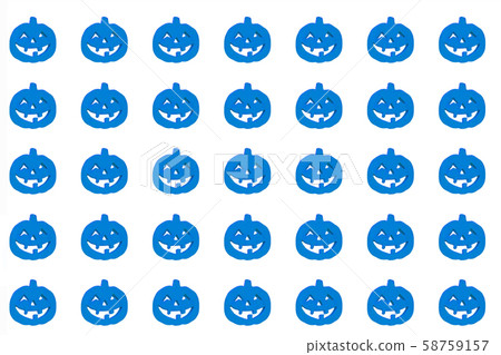 Halloween pumpkins pattern. Many scary pumpkin Halloween pumpkins pattern. Many scary pumpkin 58759157