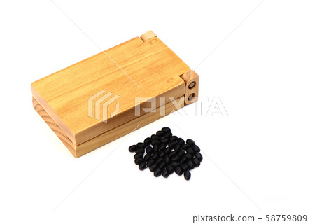 Stones and a wooden folding board. Stones and a wooden folding board. 58759809