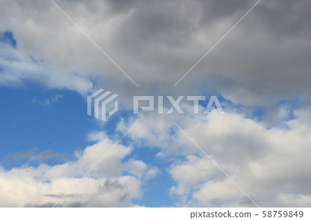 Blue sky with cloud 58759849