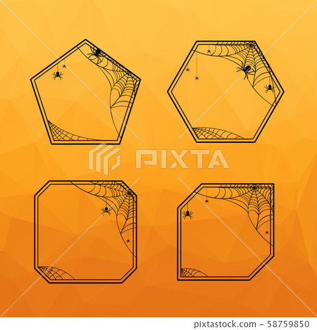 Halloween Geometric Frames 58759850