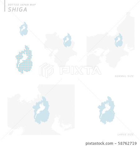 矢量 滋賀 地圖 58762719