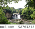 Fresh green and falls 58763248