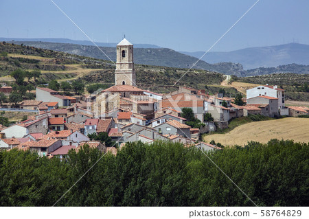 Castel de Cabra in the province of Teruel - Spain 58764829