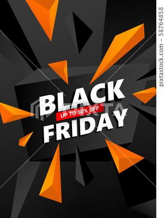 Creative Black Friday sale inscription design Creative Black Friday sale inscription design 58764858