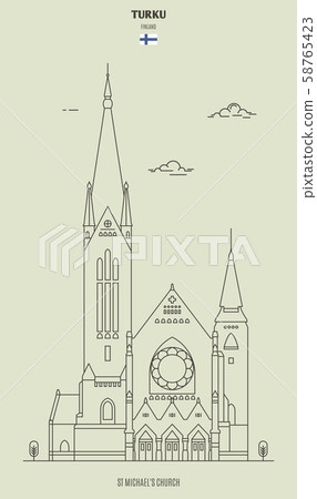 St Michael's Church in Turku, Finland  58765423