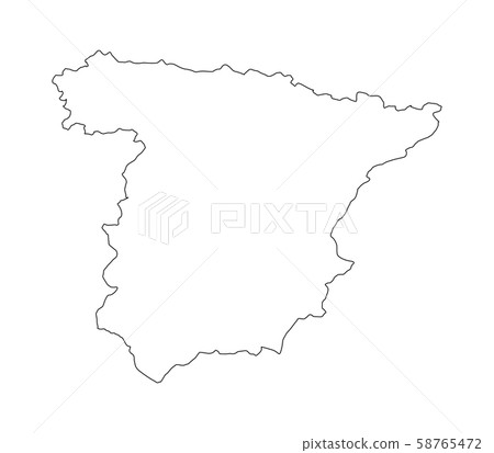 spain map 58765472