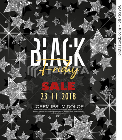 Stars background. Black Friday Stars background. Black Friday 58765956