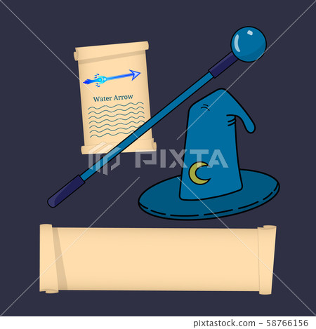 Template of Game Character, Class. Wizard, Mage-插圖素材 [58766156] - PIXTA圖庫
