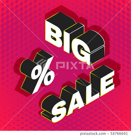 isometric advertising promotion banner template. isometric advertising promotion banner template. 58766691