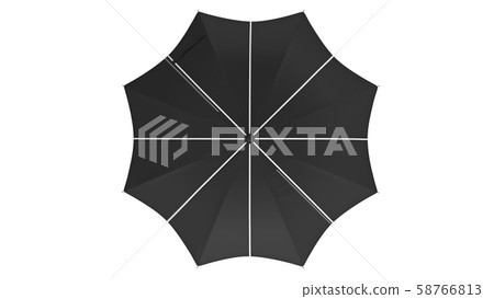 Umbrella parasol classic, top view 58766813