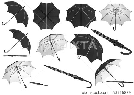Umbrella parasol classic set 58766829