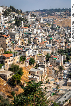 Silwan Neighborhood in Jerusalem Silwan Neighborhood in Jerusalem 58767752