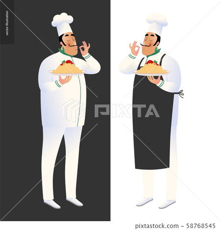 Italian restaurant set Italian restaurant set 58768545