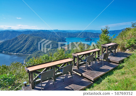 [Rainbow Line Summit Park Observatory] Kiyama, Wakasa-cho, Mikatakaminaka-gun, Fukui Prefecture 58769352