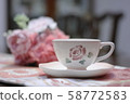Antique tea cup set 58772583