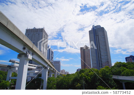 六甲島北口站附近的城市景觀 六甲島北口站附近的城市景觀 58773452