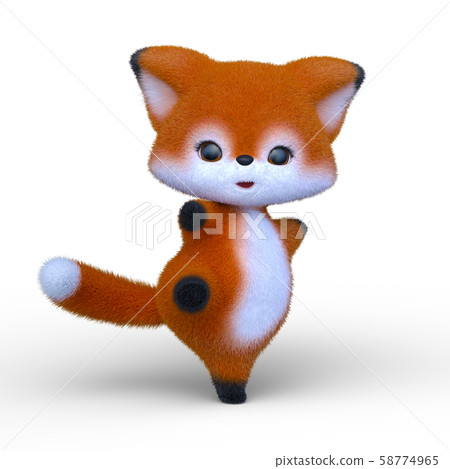 Fox mini character 58774965