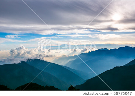 臺灣合歡山山脈景觀 Asia Taiwan Hehuanshan Mountains 臺灣合歡山山脈景觀 Asia Taiwan Hehuanshan Mountains 58775047