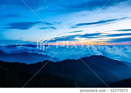 Taiwan Hehuanshan Mountains Landscape Asia Taiwan Hehuanshan Mountains 58775073