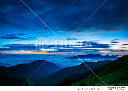 Taiwan Hehuanshan Mountains Landscape Asia Taiwan Hehuanshan Mountains 58775077