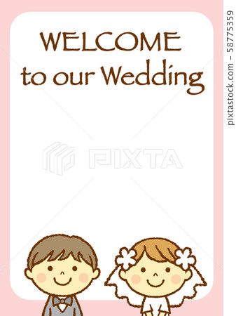 婚禮歡迎板WELCOME 婚禮歡迎板WELCOME 58775359