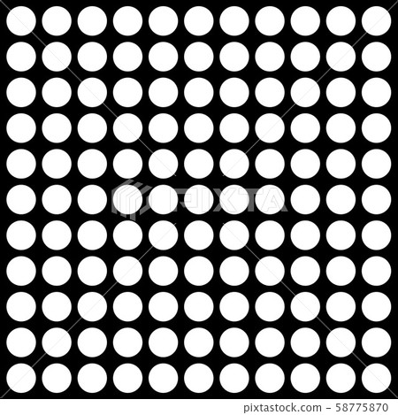 White circle round point on Black background 58775870