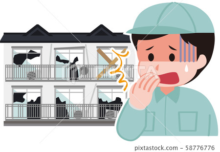 老公寓和工作服的工作者 58776776