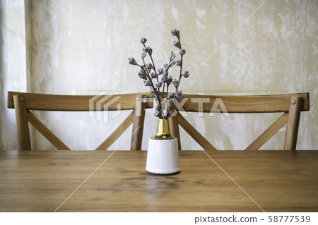Classic wooden furniture in coffee shop Classic wooden furniture in coffee shop 58777539