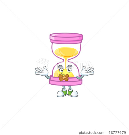 Silent sandglass isolated with on white background. Silent sandglass isolated with on white background. 58777679