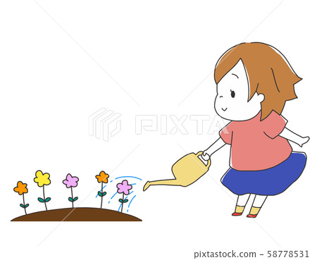 噴壺的女孩 噴壺的女孩 58778531