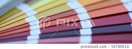 Color print of pantone statistics offset Color print of pantone statistics offset 58780618